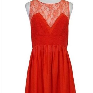 Sandro Lace Top Mini Dress; US women’s size 8